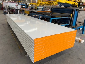 סדנת טיהור פאנלים מבודדים עמידים באש ובקול, פאנל סנדוויץ' מסיליקון רוק, קיר פאנל סנדוויץ' ממתכת פלדה - Product Image 6