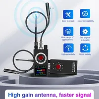 Detector de Señales RF Inalámbrico K19, Detector de Micrófonos Ocultos y Cámaras, Control Remoto, Seguridad para Hoteles, Rastreador GPS, 1-12000MHz