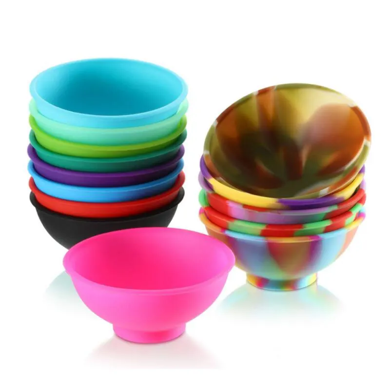 Cuenco de silicona multicolor para condimentos de cocina