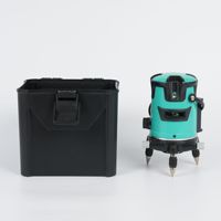 Niveau laser multifonctionnel ultra-lumineux 2 lignes, alimenté par batterie, pour le commerce international transfrontalier, haute précision, auto-nivelant, extérieur, 5 lignes
