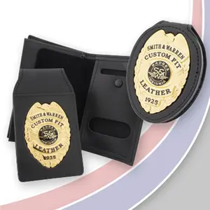 Fabricante de escudo de metal grabado personalizado guardia de seguridad filipina aplicación Pin escudo insignias Suecia con Pin Clip