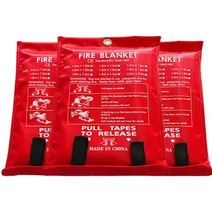Kunden spezifischer feuer hemmender Not schutz Stop-Fiberglas Extreme Large Fire Blanket