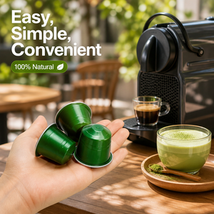 Innovative Matcha Green <b>Tea</b> Capsules Uji Style Multi Flavor Selection High Quality Pods For Modern Coffee <b>Maker</b> Supply - Product Image 3