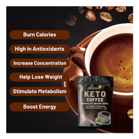 Poudre de remplacement de repas Slim Keto Coffee MCT pour adultes, contrôle de la alimentation saine, perte de poids instantanée