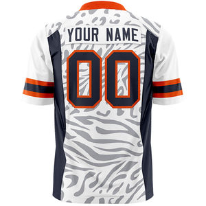 Vente en Gros de Maillots de Rugby Survêtement Respirant Imprimé à Manches Courtes pour Hommes Femmes Jeunes Grande Taille Vêtements de Football Américain Pas Cher - Product Image 4