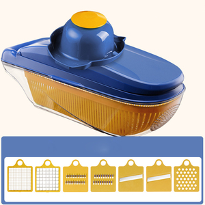 Cortador de Verduras y Frutas Multifuncional C171 al por Mayor, Rallador, Triturador, Accesorios de Cocina, Cesta de Drenaje, Mandolina - Product Image 4