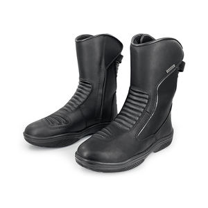 HPS006 Bottes de course de <span class=keywords><strong>moto</strong></span> de haute qualité Bottes Martin de <span class=keywords><strong>moto</strong></span> imperméables en cuir à <span class=keywords><strong>semelle</strong></span> épaisse - Product Image 1
