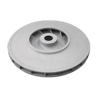 Roue à câble en alliage d'aluminium moulée par gravité, sur mesure, pour pièces de machines, fabrication OEM