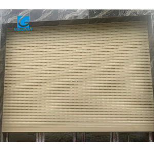 Puerta Enrollable Moderna <span class=keywords><strong>de</strong></span> Aluminio, Precio <span class=keywords><strong>de</strong></span> Fábrica OEM, Puerta Industrial Enrollable con Aislamiento Térmico, Superficie Acabada, Entrega Rápida - Product Image 5