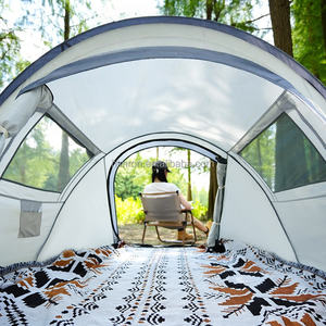 Tente de camping <span class=keywords><strong>pop</strong></span>-up d'extérieur, tente automatique instantanée portable, tente en forme de bateau pour 3-<span class=keywords><strong>4</strong></span> personnes, résistante à la pluie - Product Image 3