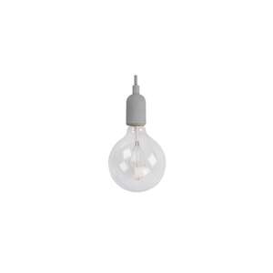 Vellight DESIGN PENDANT LAMPHOLDER WITH <b>FABRIC</b> CORD - <b>GREY</b> - Product Image 3