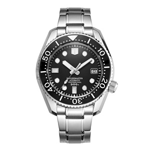 Vendita all'Ingrosso 1pz Logo Personalizzato Basso MOQ Orologio da Uomo Subacqueo Professionale Marine <span class=keywords><strong>Master</strong></span> 300m Automatico Meccanico in Acciaio in Vendita - Product Image 3