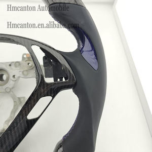 Volante Deportivo de Fibra de Carbono con Revestimiento de Cuero Liso y Franja Superior para Infiniti G27 G37, el Más Popular - Product Image 3