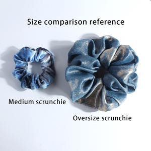 Coleteros <span class=keywords><strong>de</strong></span> <span class=keywords><strong>Pelo</strong></span> Grandes y Coloridos <span class=keywords><strong>de</strong></span> Estilo Vintage para Mujer, con Alta Elasticidad, Accesorios para el Cabello - Product Image 3