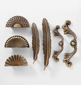 تخفيضات كبيرة صلبة فراشة يعسوب القوس ملاك الحيوان العتيقة النحاس مجلس الوزراء تسحب خزانة مقابض درج - Product Image 3