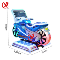 Simulateur à pièces Offre Spéciale jeu vidéo d'arcade voiture de course 3d moto manèges pour enfants à vendre