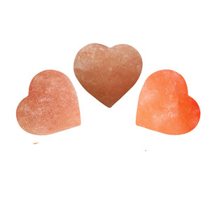 Pierre de massage en forme de cœur en sel rose de l'Himalaya écologique - Product Image 2