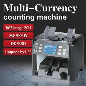 Contador de billetes P100 con soporte para tipos de <span class=keywords><strong>moneda</strong></span> personalizados, máquina bancaria comercial de clase A dedicada para el manejo inteligente de dólares estadounidenses - Product Image 4
