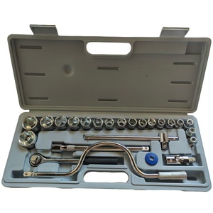 Hướng dẫn sử dụng sửa chữa kết hợp <span class=keywords><strong>25</strong></span> <span class=keywords><strong>pcs</strong></span> ô tô xe khẩn cấp Tay Combo Bộ dụng cụ Ổ cắm cờ lê Bộ công cụ - Product Image 2