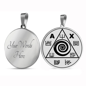 HLSS232 Talismano Magico di Abraxas per Controllare la Vita, Amuleto Portafortuna per Denaro, Collana con Ciondolo in Acciaio Inossidabile - Product Image 4
