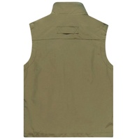 OEM veste imperméable et résistante aux rayures pour hommes, utilitaire multi-poches pour l'extérieur, grandes poches, Gilet de travail, Gilet en toile