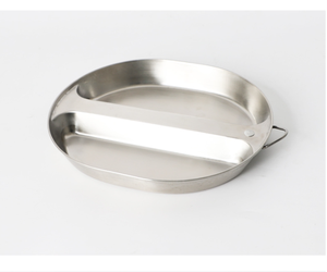 Camping hunting beach camping sports Stainless Steel camping <b>Mess</b> tin <b>Kit</b> Tray & Frying Pan Portable Camping Cookware Set - Product Image 6