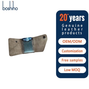 Portable Vintage <b>Waterproof</b> Multifunctional Compact <b>Wallet</b> Handmade Leather Card Slot Front Pocket <b>Wallets</b> Money Clip - Product Image 1
