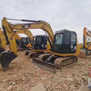 Excavadora de cadenas pequeña CAT 307E 307e2 usada y bien mantenida, 7 toneladas, importada de Japón, motor, caja de cambios y engranajes originales de 7 toneladas - Product Image 2