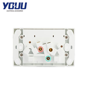 Prise double YOUU 10A avec interrupteur, 2 prises horizontales, type double pôle, norme australienne SAA pour prise murale - Product Image 4