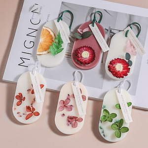 Deodorante per Ambienti in Cera di Soia Profumata con Fiori Secchi Biologici, Sacchetto Quadrato, Decorazione Casa, Pastiglie di Cera Profumata - Product Image 6