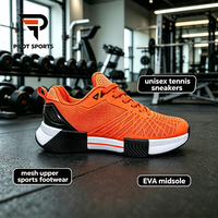 Sepatu Olahraga Custom Logo Pabrik PILOTSPORTS, Sepatu Voli & Tenis Anti Selip Berbahan Mesh dengan Sol Tengah EVA dan Sol Luar Karet
