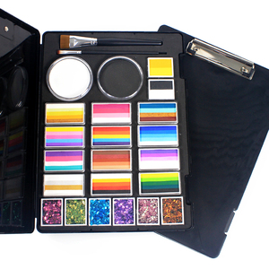 Kit Profesional de Pintura Facial y Corporal a Base de Agua, Multicolor, No Tóxica, para Niños, Adolescentes, Adultos, Fiestas, Deportes, <span class=keywords><strong>Halloween</strong></span> - Product Image 1