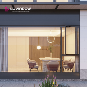 <span class=keywords><strong>Finestra</strong></span> a Battente Personalizzata con Telaio in Lega <span class=keywords><strong>di</strong></span> Alluminio, Apertura Orizzontale a Battente, Zanzariera per Villa - Product Image 1