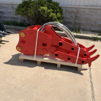 CE NM500 Pince à bois monocylindre résistante à l'usure pour mini-excavatrice de 1,2 à 8 tonnes, équipement hydraulique de défrichage forestier