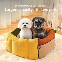 Sac de voiture pour chien spécial Pet Out, en coton PP, facile à nettoyer, coussin de nid pour chat détachable, couleur unie, vente en gros en Chine