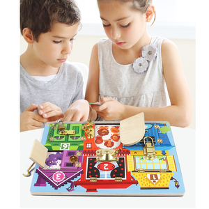 Giocattolo Educativo Montessori in Legno per Bambini, Puzzle Silenzioso con Sblocco, Vendita Diretta dal Produttore - Product Image 2
