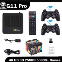 Consola de juegos G11PRO TV Set-Top Box 4K sistema dual Android inalámbrico dual G11 consola de juegos