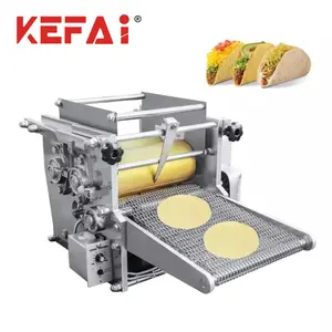KEFAI Nova Chegada Máquina De Tortilla De Milho Farinha Industrial Imprensa Vread Grão Roti Maker Chapati Que Faz A Máquina
