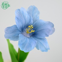 Tulipes artificielles en soie de 56 cm pour bouquet de mariage romantique, décoration de vase d'intérieur, événements, réunions
