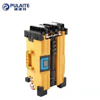 Projecteur de travail mobile LED rechargeable haute luminosité, système d'éclairage d'urgence, étanche IP66, lumière du jour 5000K, double alimentation