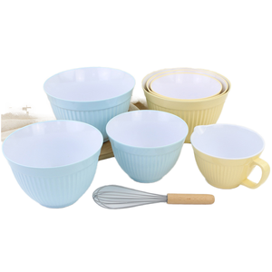 Exportaciones Globales: Tazón de Plástico Desechable Ecológico con Asa, Acanalado y Pulido, para Mezclar Ensaladas y Verduras, Estilo Moderno, 300g - Product Image 1