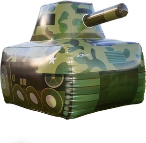 Grand modèle <span class=keywords><strong>de</strong></span> char gonflable camouflage géant pour événements, publicité <span class=keywords><strong>de</strong></span> <span class=keywords><strong>rue</strong></span> et décoration extérieure - Product Image 3