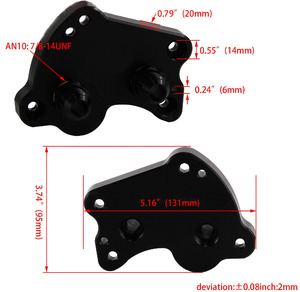 Kit de Enfriador de Aceite AN10 de 13 Filas Compatible con BM*W <span class=keywords><strong>Mini</strong></span> <span class=keywords><strong>Cooper</strong></span> <span class=keywords><strong>S</strong></span> Supercharger R50 R52 R53 + Ventilador de 7 Pulgadas - Product Image 4