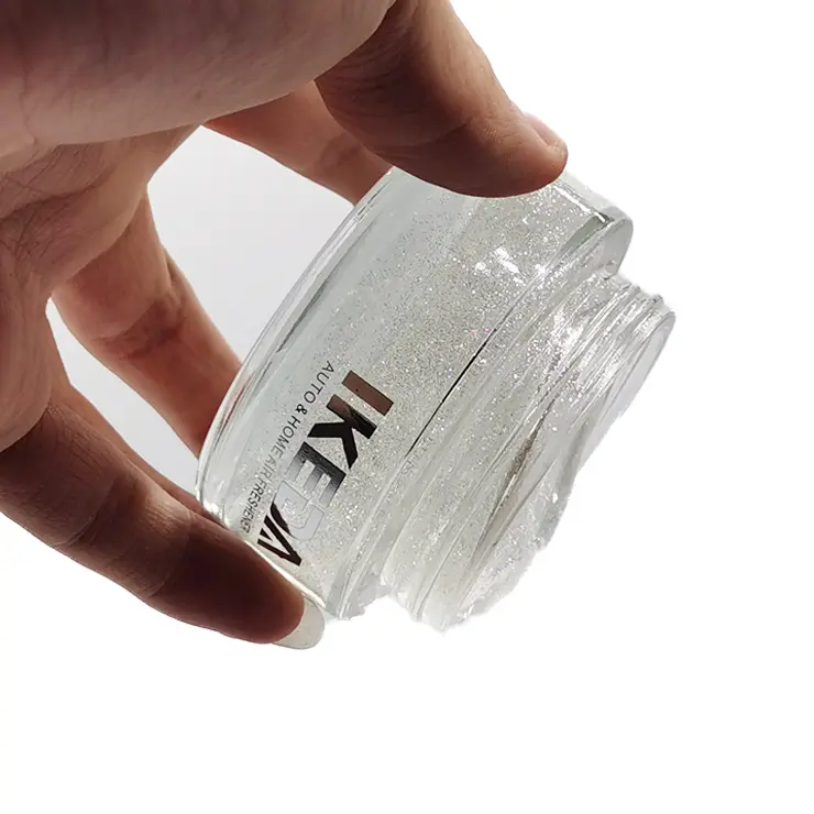 IKEDA set hadiah promosi murah untuk mobil muslim gel padat penyegar udara penyegar udara kaleng gel