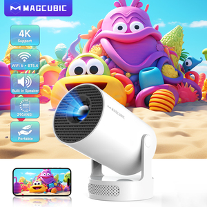 Magcubic en stock, projecteur multimédia intelligent 720p, projecteur mini portable LCD Hy300 Pro+ avec son et vidéo LED pour la maison - Product Image 1