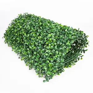 Натуральные искусственные листья травы Индивидуальные Зеленые растения стены для ландшафтного вертикального сада
