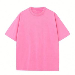 เสื้อยืดโอเวอร์ไซส์ทรงหลวม ผ้าฝ้าย 100% น้ำหนัก 230 กรัม แบบดรอปโชว์เดอร์ รับผลิตตามสั่ง พิมพ์ลายได้ เสื้อยืดเปล่าสำหรับผู้ชายและผู้หญิง - Product Image 2