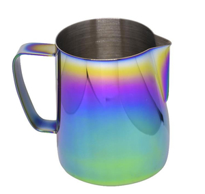 Multicolor 12 oz café con leche arte de alta calidad de acero inoxidable café té leche espuma lanzador dripless pico taza arte - Product Image 1