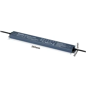 New design global use 60w 24V dc waterproof linear power supply for lights and projects installation