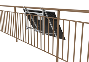 Rayonnage solaire mural Balcon Système de panneau solaire Balcon domestique Système solaire Balcon Système photovoltaïque - Product Image 2